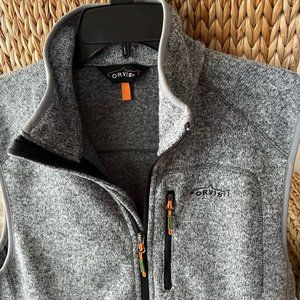 Orvis Gray Fleece Vest - Medium